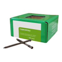 Продажа саморез для террасной доски окрашенный т15 (потай) 5х70 в Нижнем Тагиле  в интернет-магазине Vseizdereva