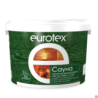 Продажа пропитка защитная для бани и сауны "eurotex" сауна 2,5кг (+5°c) //4 в Нижнем Тагиле  в интернет-магазине Vseizdereva
