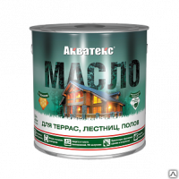 Продажа масло для террас, лестниц, полов "акватекс" 0,75л (-40°c) в Нижнем Тагиле  в интернет-магазине Vseizdereva