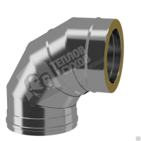 Продажа отвод сэндвич (нерж.430) d120/180х0,8/0,5х87° (теплов и сухов) в Нижнем Тагиле  в интернет-магазине Vseizdereva