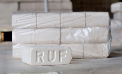 Продаем брикет топливный (береза пыль) "ruf" 10кг  //96 в Нижнем Тагиле по доступным ценам.