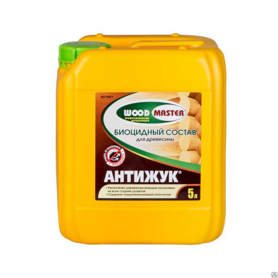 Продаем пропитка защитная от насекомых "woodmaster" антижук 5л (+0°c) в Нижнем Тагиле по доступным ценам.