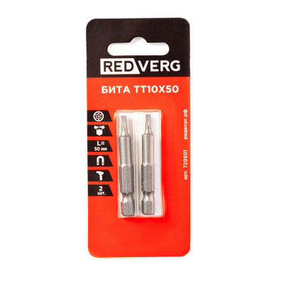 Продаем бита tt10х50 (упак. 2шт) redverg в Нижнем Тагиле по доступным ценам.