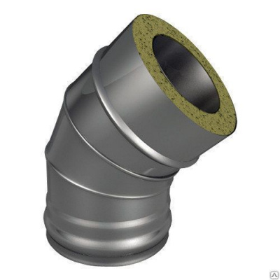 Продаем отвод сэндвич (нерж.430) d120/180х0,8/0,5х45° (теплов и сухов) в Нижнем Тагиле по доступным ценам.